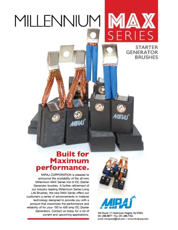 Starter Generator Brushes Miraj Corporation